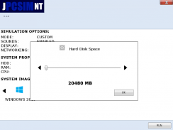 JPCSIM NT - PC Server Simulator screenshot 1