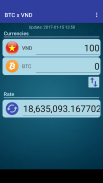 Bitcoin x Vietnamese Dong screenshot 2