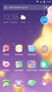 Cartoon Kawaii Pink Rabbit APUS Launcher theme screenshot 0