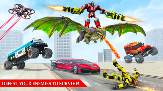 Ramp Car Robot Transforming Game: Robot Car Games screenshot 1