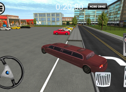 Limousine Thành phố xe 3D screenshot 5