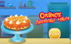 Orange Cheesecake Maker screenshot 0