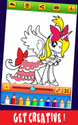 Coloring Book Of Pony tails screenshot 2