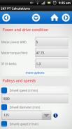 SKF Belt Calc screenshot 4