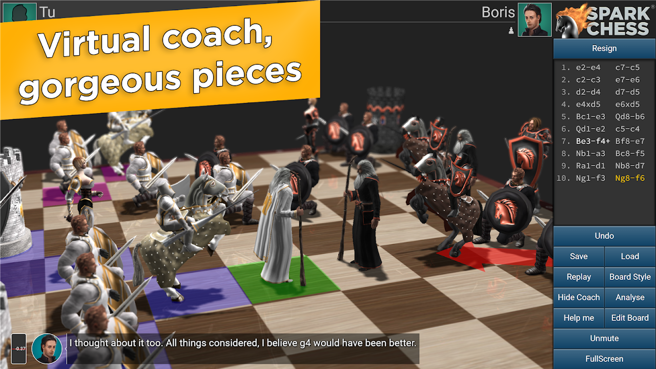 SparkChess HD » Android Games 365 - Free Android Games Download