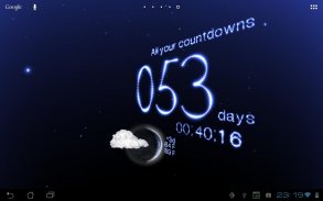 Weather Clock Live Wallpaper screenshot 0
