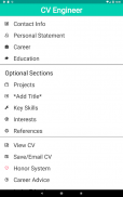 CV Engineer - Free Resume Builder & CV Templates screenshot 9