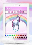 Unicorn 3D Coloring Book screenshot 10