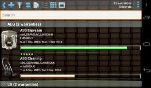 My Warranties Lite screenshot 10