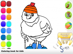 libro para colorear pájaro screenshot 7