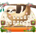 Smiling Sloth Keyboard Theme