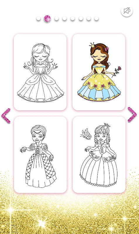 Meninas do jogo de colorir unicórnio versão móvel andróide iOS apk