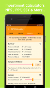 Bank FD Calculator - EMI PPF NPS RD Tax Sukanya ++ screenshot 5
