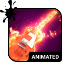 Rock Animated Keyboard Theme Icon