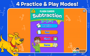 Subtraction Flash Cards screenshot 1