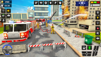 Fireman 2024: Fire Truck Games screenshot 2