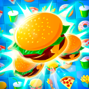 Crush The Burger Match 3 Game Icon