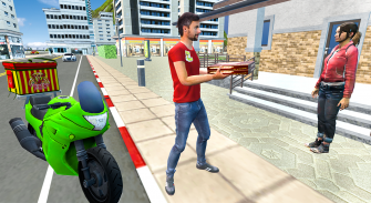 Moto Pizza Boy-New Pizza Delivery Games screenshot 2