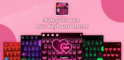 Love Keyboard - Neon Themes