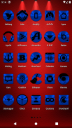 Blue and Black Icon Pack Free screenshot 22