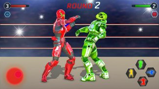 Real Robot Ring Fighting Games screenshot 1