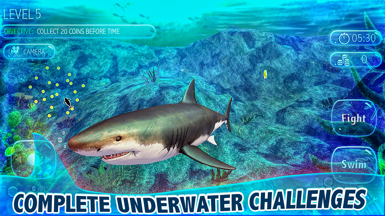 Real Survival Angry Shark Game 1.0.9 Free Download