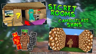 Secret Rooms Mod: Camo Skins screenshot 1