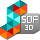 SDF 3D Icon