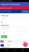 Myanmar Exchange Rates screenshot 1