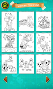 Coloring Pages - Sketchbook art therapy screenshot 1