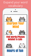 Cat Word Finder Puzzle screenshot 3