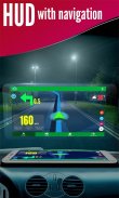 Voice Gps navigation maps: HUD speedometer screenshot 0