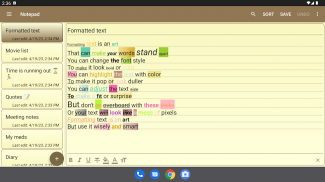 Notepad - eenvoudige notities screenshot 12