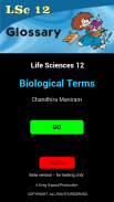 Life Sciences 12 Glossary screenshot 1