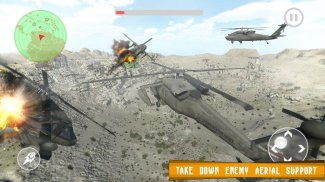 Apache Helicopter Air Fighter -Moderne Heli Attack screenshot 2