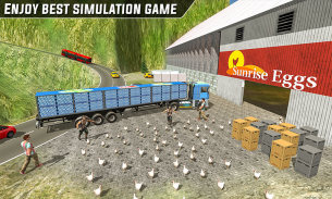 Supermarket Egg Transport Truck Driver Sim 2019 screenshot 9