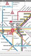 ANTWERPEN BELGIUM NETWORK MAP LIJN screenshot 6