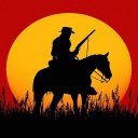 Red Wild West Shooter Icon