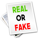 Real or Fake Photo Game Icon