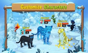 Симулятор Семьи Снежного Леопарда Онлайн screenshot 1