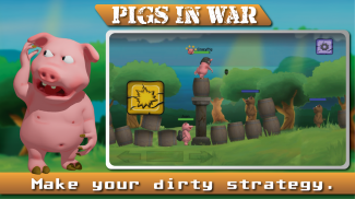 战争中的猪战略游戏 screenshot 1