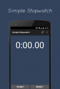 Simple Stopwatch screenshot 0