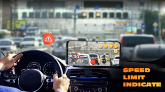 Tachimetro Dash Cam: Speed Limit e Car Video App screenshot 4