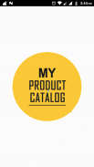 My Product Catalog screenshot 0