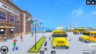 City School Bus Driving Sim:3D screenshot 5