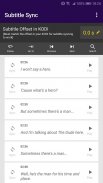Subtitle Sync for KODI - Fix s screenshot 2