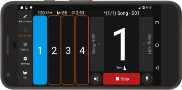Stage Metronome with Setlist screenshot 5