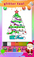 Christmas Coloring Book Glitter For Kids screenshot 2