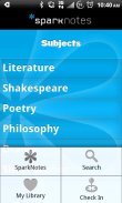 SparkNotes screenshot 1