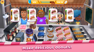 Boston Donut Truck - Fast Food Cooking Game screenshot 1
